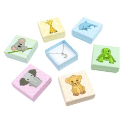 Coffret en carton pour pendentifs ou parures de bijoux pour enfants AN-61