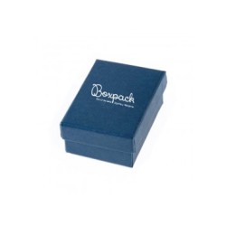 Caja para Pendientes y Colgante Azul Packaging de Joyería Personalizable EP-88-A