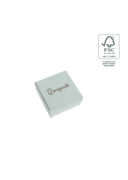 Caja FSC® para Pendientes o Conjunto Aguamarina Packaging de Joyería Personalizable F61-AQ