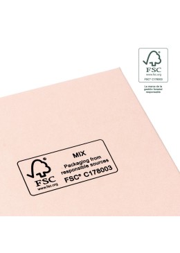 Caja FSC® para pulsera Rosa Packaging de Joyería Personalizable F51-RC