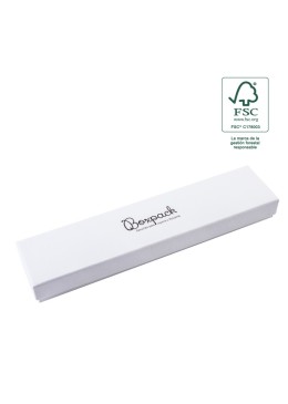 Caja FSC® para Pulsera blanca Packaging de Joyería Personalizable F51-B