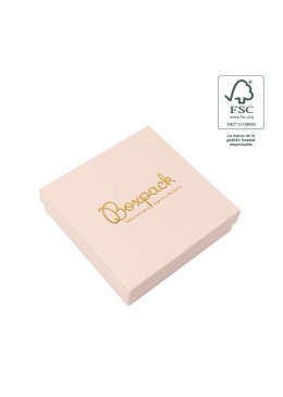 Caja FSC® para Collar o Conjunto Rosa Packaging de Joyería Personalizable F17-RC