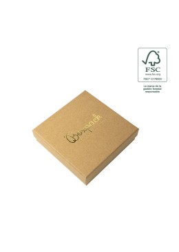 Caja FSC® para Collar o Conjunto Kraft Packaging de Joyería Personalizable F42-K