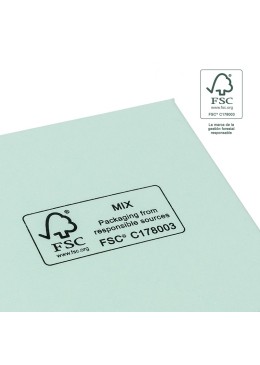 Caja FSC® para Pendientes Aguamarina Packaging de Joyería Personalizable F40-B