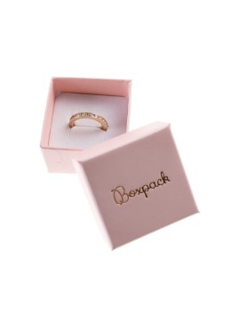 Coffret en carton pour bagues ou boucles d&#39;oreilles, bijoux en quartz rose et bijoux fantaisie PI-42