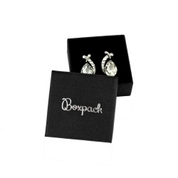 Caja para Pendientes Negra Packaging de Joyería Personalizable EP-40-N