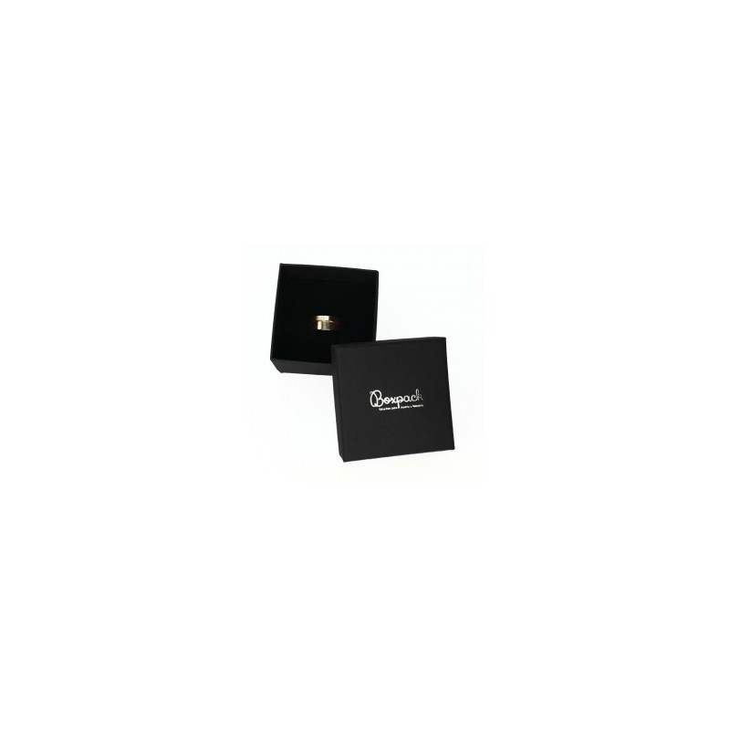 Caja de cartón para anillo 65x65x45 mm color negro ep-43