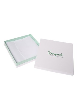 Caja para Collar o Conjunto Blanca Packaging de Joyería SA-18-AQ