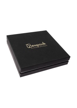 Caja para Collar o Conjunto Negra Packaging de Joyería SA-18-N
