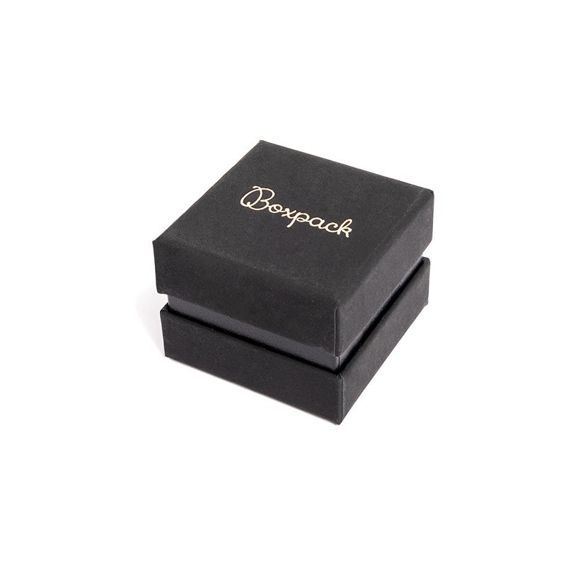 Caja de cartón negra para anillo o pendientes de joyería, bisutería y joyas SA-42-N Caja de cartón negra para anillo o pendientes de joyería, bisutería y joyas SA-42-N