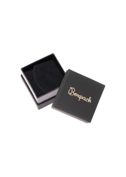 Caja para Anillo o Pendientes Negra Packaging de Joyería SA-42-AQ