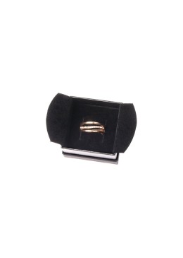 Caja para Anillo o Pendientes Negra Packaging de Joyería SA-42-AQ