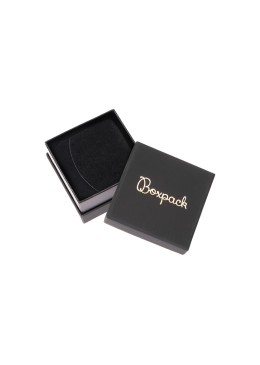 Caja para Pendientes o Conjunto Negra Packaging de Joyería SA-61-AQ