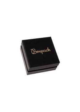Caja para Pendientes o Conjunto Negra Packaging de Joyería SA-61-AQ