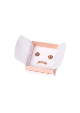 Caja para Pendientes o Conjunto Blanca Packaging de Joyería SA-61-RS