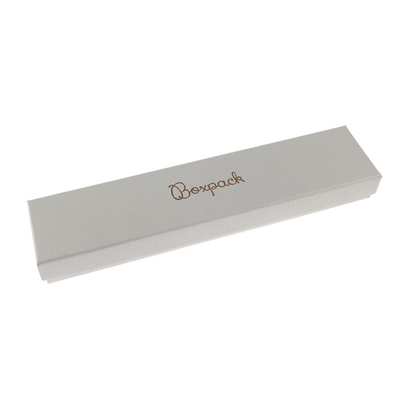 Caja de cartón para pulsera de joyería y bisutería color gris ST-51