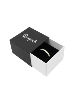 Caja para Anillo o Pendientes Negra Packaging de Joyería Personalizable SL-42-N
