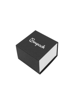 Caja para Anillo o Pendientes Negra Packaging de Joyería Personalizable SL-42-N