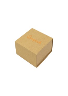 Caja para Anillo o Pendientes Kraft Packaging de Joyería Personalizable SL-42-K