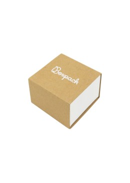 Caja para Anillo o Pendientes Kraft Packaging de Joyería Personalizable SL-42-K