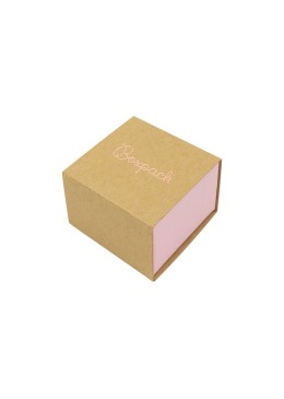 Caja para Anillo o Pendientes Kraft Packaging de Joyería Personalizable SL-42-K