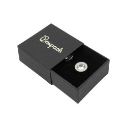 Boîte en carton noir pour boucles d&#39;oreilles 48x48x23 mm SL-40-NN