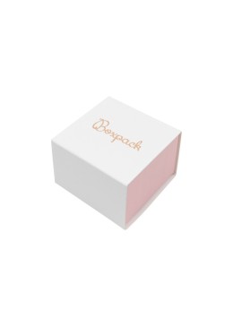 Caja para Anillo o Pendientes Blanca Packaging de Joyería Personalizable SL-42-B