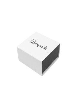 Caja para Anillo o Pendientes Blanca Packaging de Joyería Personalizable SL-42-B