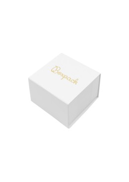 Caja para Anillo o Pendientes Blanca Packaging de Joyería Personalizable SL-42-B