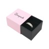 Boîte en carton rose pour bagues ou boucles d&#39;oreilles, 48x48x23 mm SL-42-RS-N