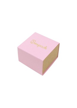 Caja para Anillo o Pendientes Rosa Packaging de Joyería Personalizable SL-42-RS