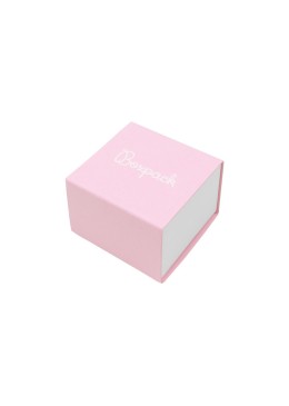 Caja para Anillo o Pendientes Rosa Packaging de Joyería Personalizable SL-42-RS