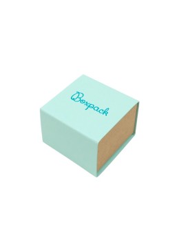 Caja para Anillo o Pendientes Aguamarina Packaging de Joyería Personalizable SL-42-AQ