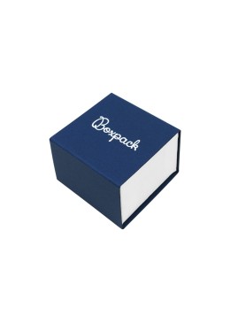 Caja para Anillo o Pendientes Azul Packaging de Joyería Personalizable SL-42-A