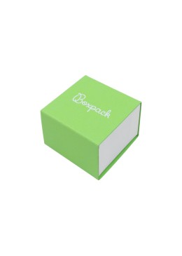 Caja para Anillo o Pendientes verde Packaging de Joyería Personalizable SL-42-VE