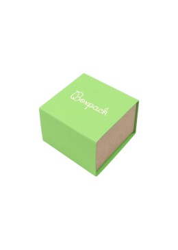 Caja para Anillo o Pendientes verde Packaging de Joyería Personalizable SL-42-VE
