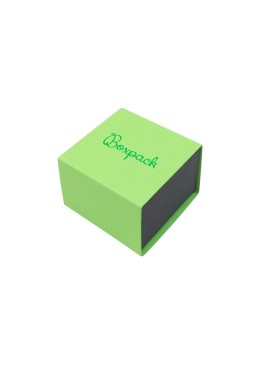 Caja para Anillo o Pendientes verde Packaging de Joyería Personalizable SL-42-VE