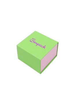 Caja para Anillo o Pendientes verde Packaging de Joyería Personalizable SL-42-VE