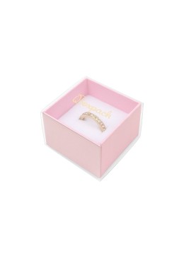 Caja para Anillo o Pendientes transparente Packaging de Joyería Personalizable SL-42-TR