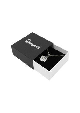Boîte en carton pour boucles d&#39;oreilles ou parure, couleur noire 62x62x28 mm SL-61-NN