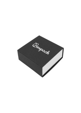 Caja para Pendientes o Conjunto Negra Packaging de Joyería Personalizable SL-61-N