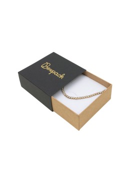 Caja para Pendientes o Conjunto Negra Packaging de Joyería Personalizable SL-61-N