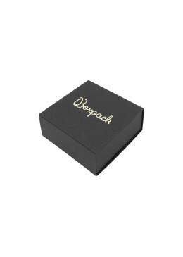 Caja para Pendientes o Conjunto Negra Packaging de Joyería Personalizable SL-61-N