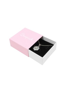 Coffret ou coffret de boucles d&#39;oreilles blanc personnalisable, emballage de bijoux SL-61-RS