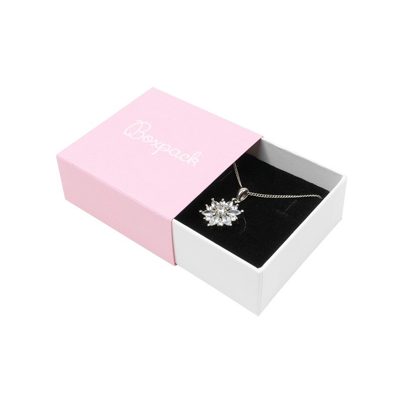 Caja para Pendientes o Conjunto Blanca Packaging de Joyería Personalizable SL-61-RS Caja para Pendientes o Conjunto Blanca Packaging de Joyería Personalizable SL-61-RS