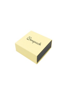 Caja para Pendientes o Conjunto Amarilla Packaging de Joyería Personalizable SL-61-AM