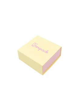Caja para Pendientes o Conjunto Amarilla Packaging de Joyería Personalizable SL-61-AM