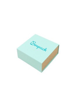 Caja para Pendientes o Conjunto Aguamarina Packaging de Joyería Personalizable SL-61-AQ