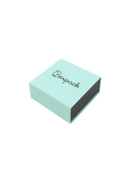 Caja para Pendientes o Conjunto Aguamarina Packaging de Joyería Personalizable SL-61-AQ