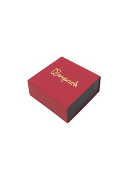 Caja para Pendientes o Conjunto roja Packaging de Joyería Personalizable SL-61-R